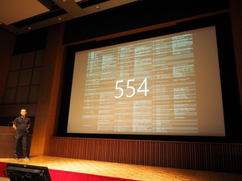 社内から554件もの改善要望が出たことを明らかにした日建設計の安井謙介氏