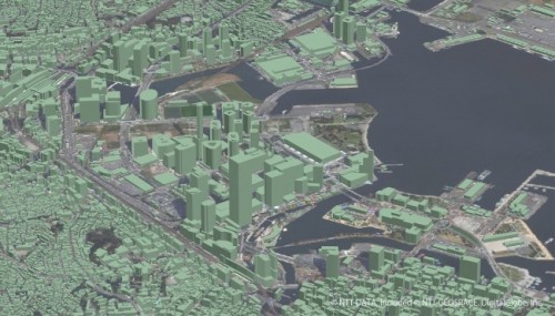 横浜の「建物3D地図」