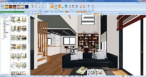 住宅プレゼンソフト「ALTA」で3Dプランを作成（以下の画像、写真：コンピュータシステム研究所）