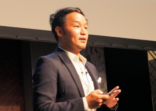 AU Japan 2016で講演するフリーダムアーキテクツデザイン 設計事業本部事業開発部長の長澤信さん