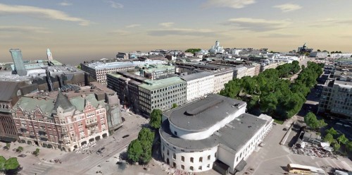 ヘルシンキ市の3Dモデル