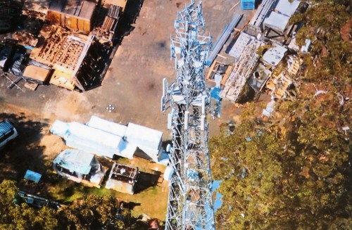 オーストラリアのアンテナ用タワーの3Dモデル化例（資料:A.B."Buddy" Cleveland）