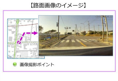 路面画像のイメージ（以下の資料：ALSOK）