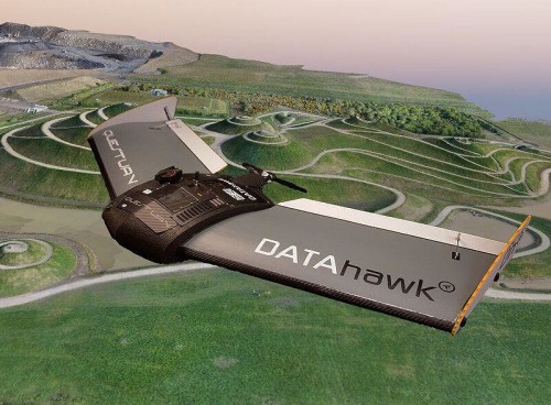 「DATA hawk」の飛行イメージ