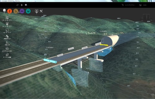 3Dビュー上で等高線アノテーションの表示ができるようになった「Civil 3D」