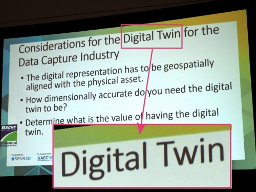 初日の講演で飛び出したバズワードその1「デジタルツイン（Digital Twin）」