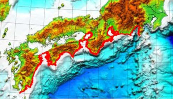 津波被害の予測が可能な地域