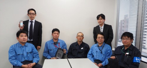 DandALLの開発に関わった東急建設の技術者と福井コンピュータの担当者