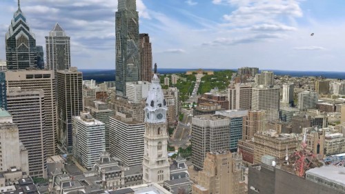 3Dリアリティー・モデリングソフト「ContextCapture」で航空写真から自動作成した3D都市モデル