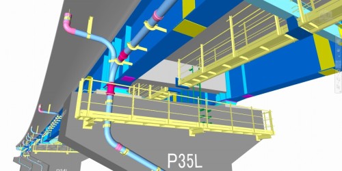 独自開発のアプリ「Click3D」で作成した橋梁の詳細な3Dモデル