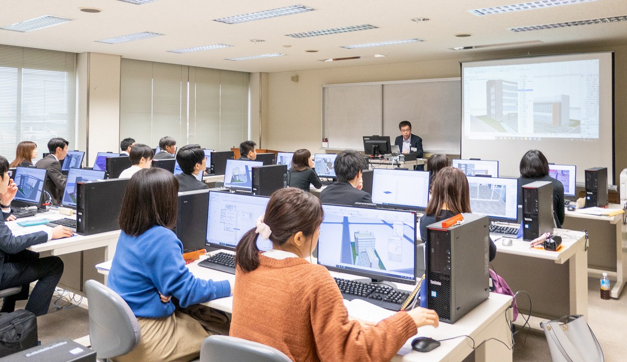 営繕職員を対象に九州技術事務所で開催されたBIM研修